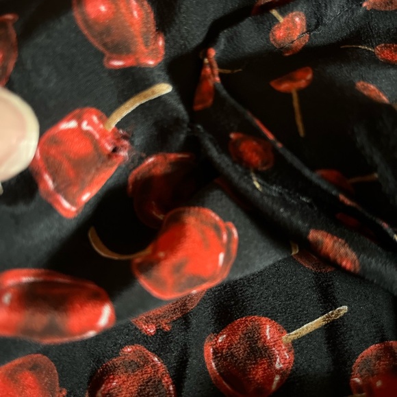 No. 21- Candy Apple Silk Dress. Size Italian 48/US Size 12. - Picture 9 of 9